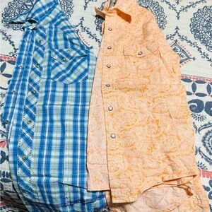 Boys Western shirts sz 10/12